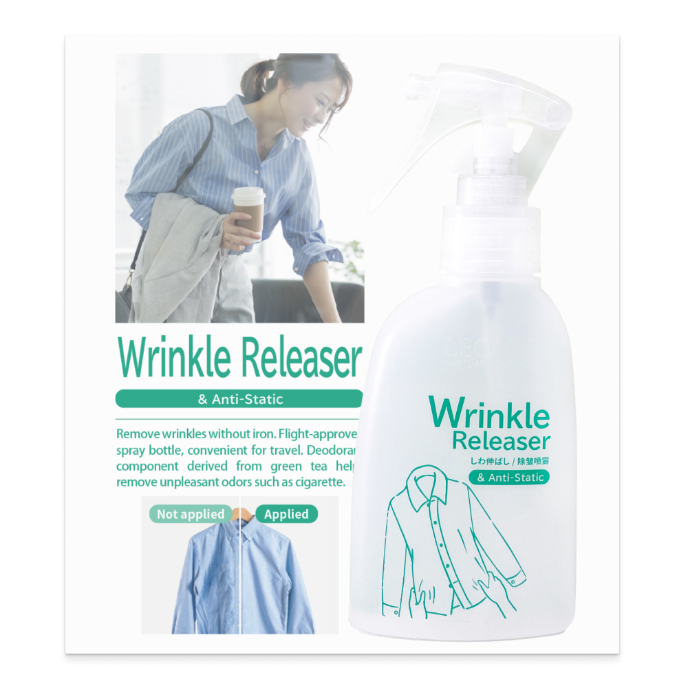 Travel Size Wrinkle Releaser & Deodorizer - Looks Neat All Day Long with  Iron-Free