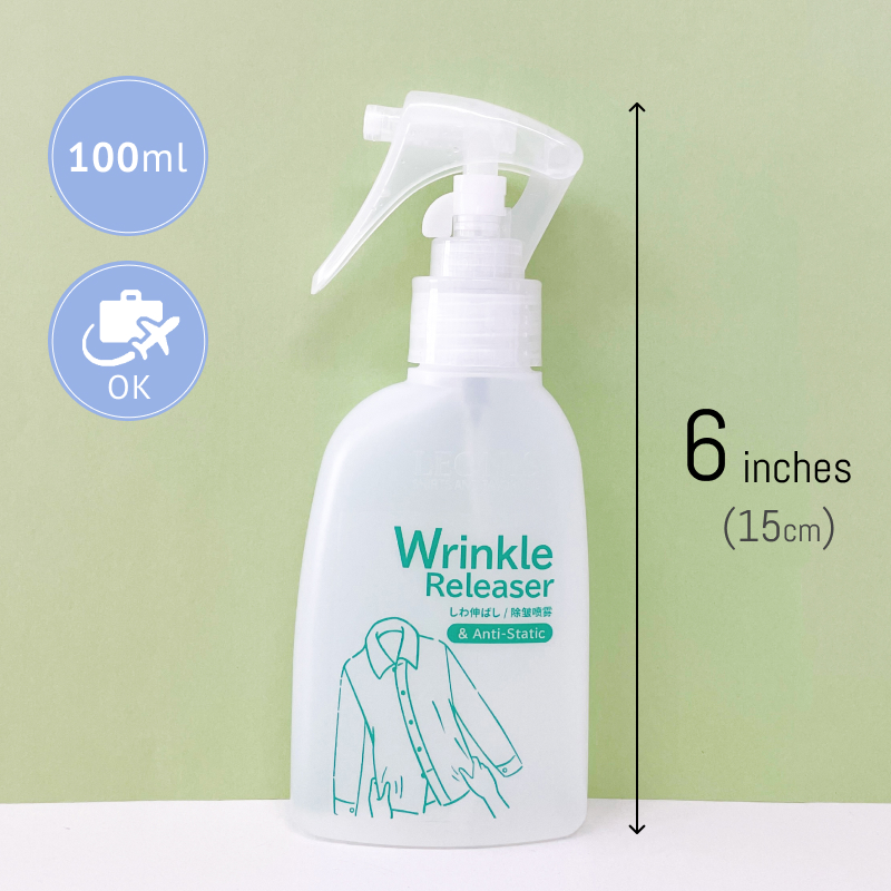 Travel Size Wrinkle Releaser & Deodorizer - Looks Neat All Day Long with  Iron-Free