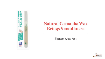 Zipper Wax Pen - Natural Carnauba Wax Brings Smoothness